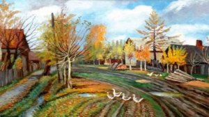 А. Плещеев "Скучная картина" стихотворение с видеорядом