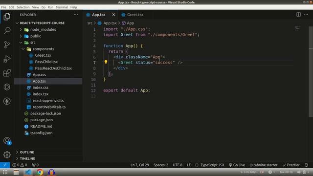 React Typescript #6 - Passing React Component as Props and conditional Props смотреть онлайн