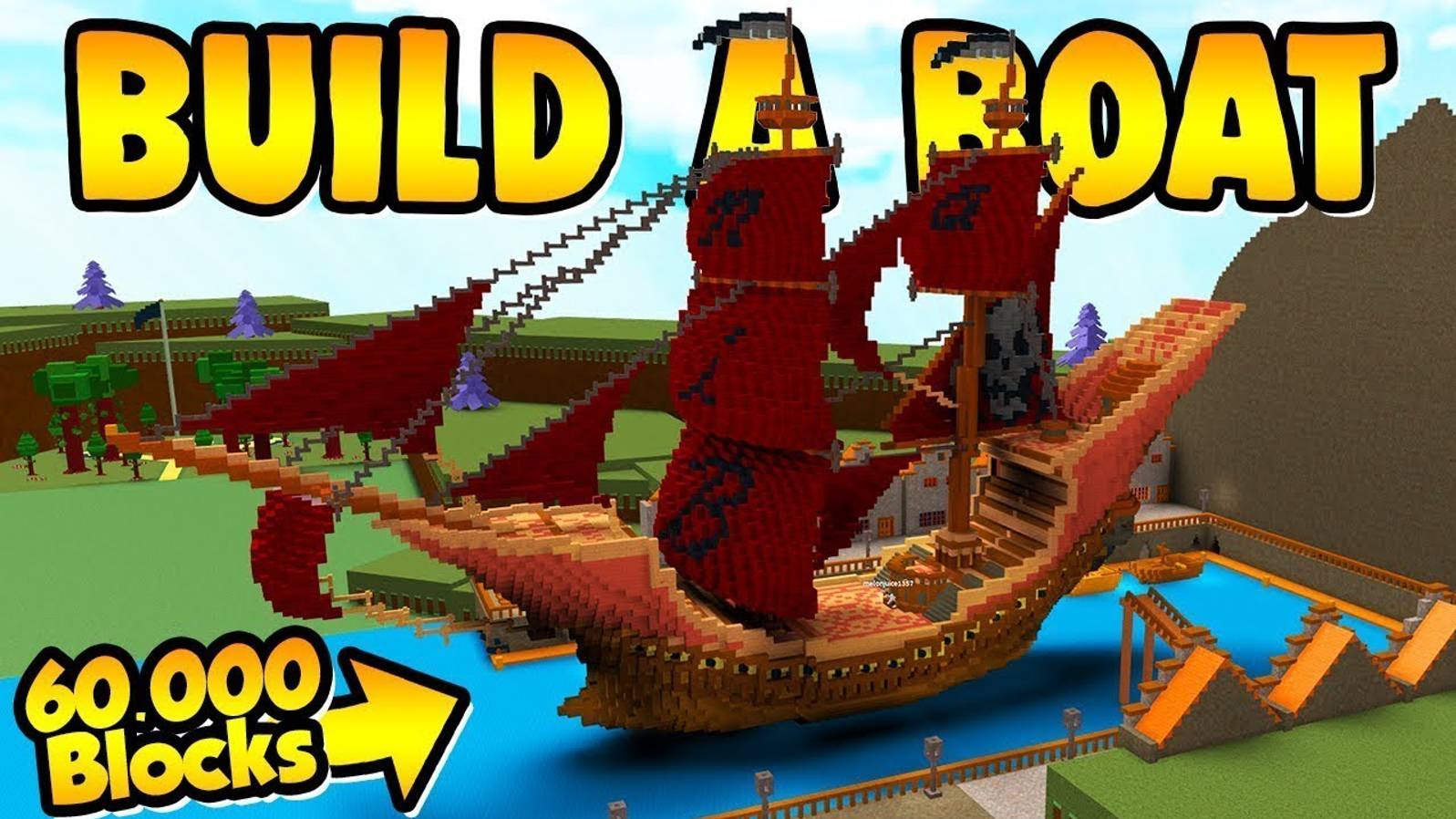 Строим корабль и спасаемся в Roblox смотреть онлайн