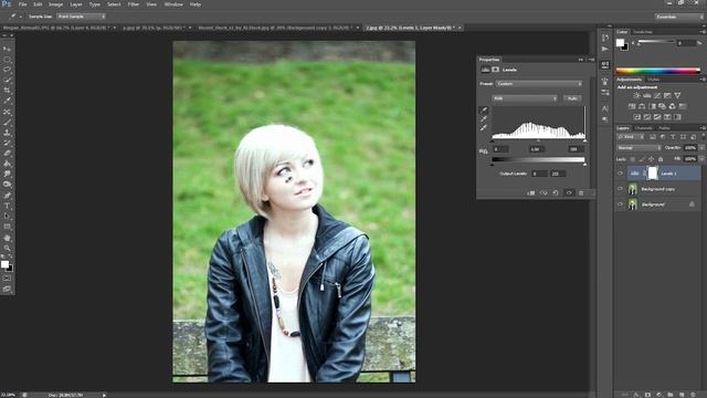 Photoshop Tutorial - Make A High Contrast Dramatic Color Photo смотреть онлайн