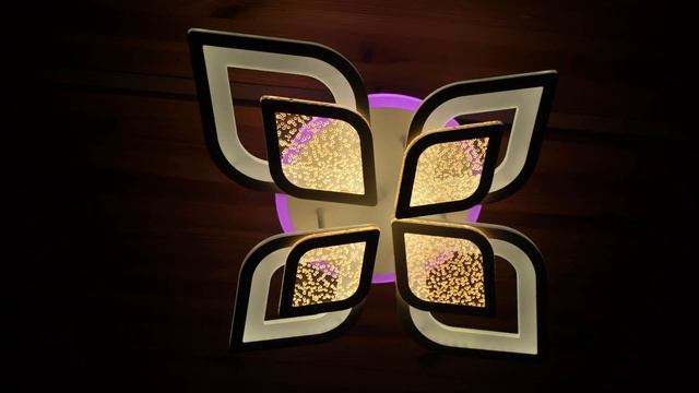 Светодиодная люстра 19185/2+2 - GL WH led (132W+24W) смотреть онлайн