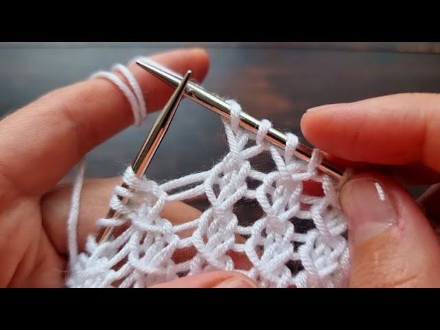 Необычный узор всего из 2 рядов! смотреть онлайн