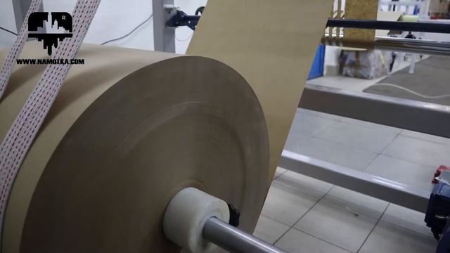 Станок для продольной резки рулонного материала СПР - 1200 смотреть онлайн