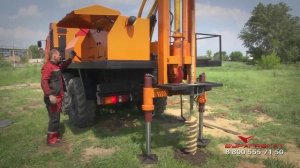 Буровая установка УРБ 2А2 на базе шасси Камаз Испытания