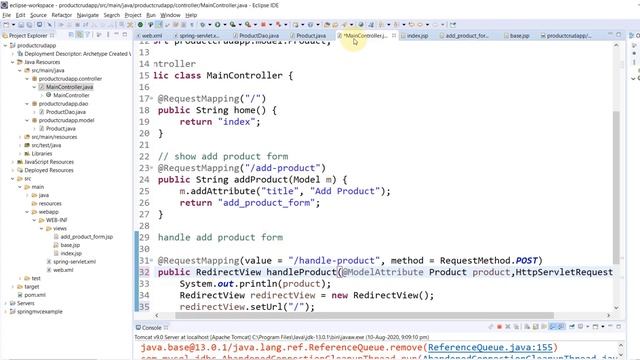 Project : Complete Add Product Module | Delete Module with Front and Backend | Spring MVC Project смотреть онлайн