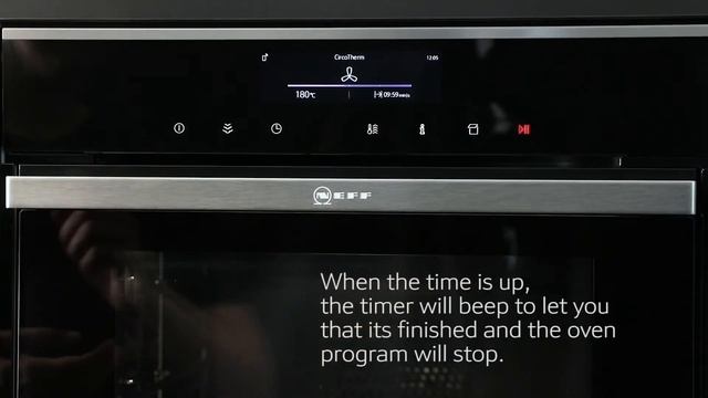 NEFF Oven | How to set the timer on your NEFF oven смотреть онлайн