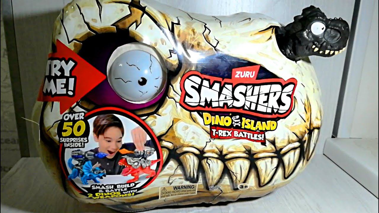 Zuru Smashers Череп динозавра смотреть онлайн