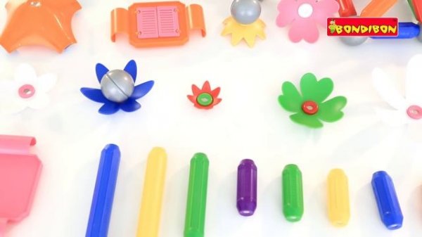 Магнитные конструкторы BONDIBON SmartMax ЦВЕТЫ