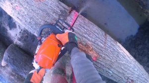Stihl ms 362 Wood Cutting //STIHL MS 363 REZANIE DREVA NA SKLADE