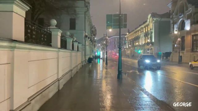 Прогулка по вечерней Москве смотреть онлайн