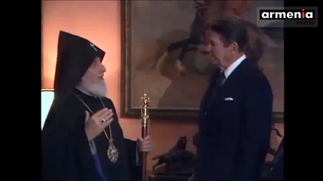 Историческая встреча: Католикос Всех Армян Вазген А и Президент США Рональд Рейган | 1988 смотреть онлайн