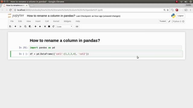Pandas Quick Tips: How to rename a column in pandas смотреть онлайн