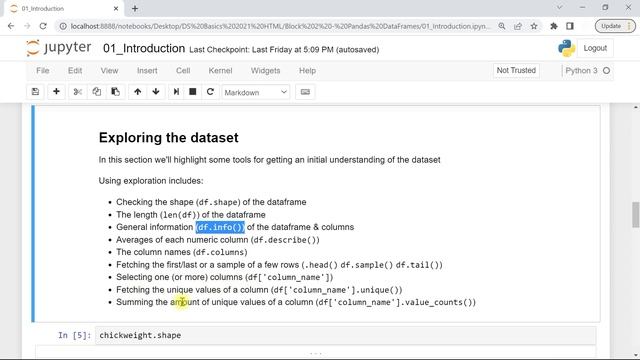 Pandas in Python смотреть онлайн