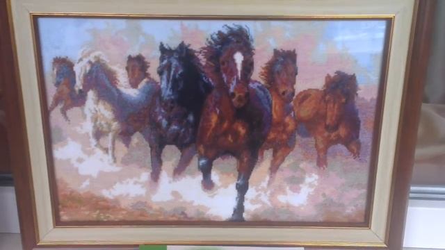 "Лошади" и икона Семистрельная - оформление смотреть онлайн