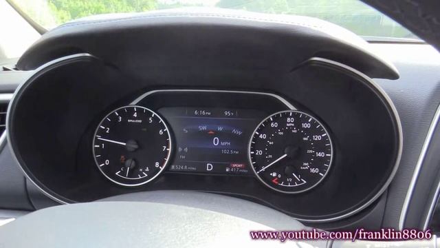 2016 Nissan Maxima 0 to 90 mph /W Exhaust Sounds смотреть онлайн