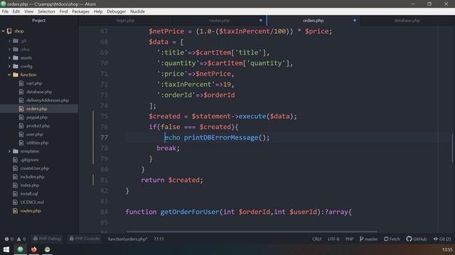 Lieferadresse abspeichern und in Rechnung ausgeben in PHP - PHP Online Shop tutorial | Part 25 смотреть онлайн