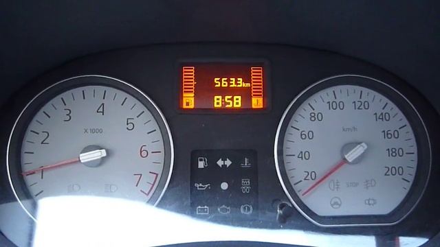 Renault Logan 1.6 8v расход топлива зимой