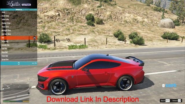 2024 Mustang GT in GTA 5 Free Mod Link смотреть онлайн