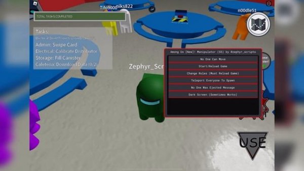 OP Server-Sided Roblox Among Us Script MANY FEATURES! Made By Me