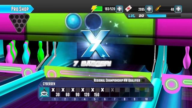 PBA Bowling Challenge - Comet Bowl | Perfect Game 300 w/ Lightning Strike смотреть онлайн