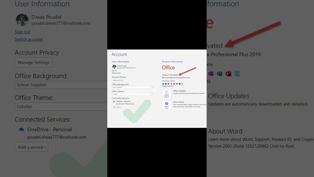 How to Check MS Office is activated or not ? смотреть онлайн