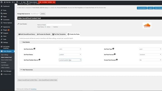 WordPress: Import SoundCloud tracks automatically with Video Blogster Pro 4.0 смотреть онлайн