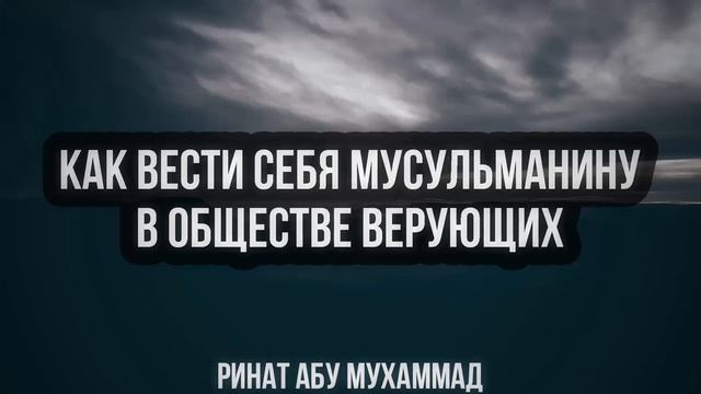Как вести себя мусульманину в обществе верующих || Ринат Абу Мухаммад смотреть онлайн