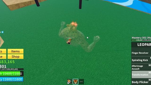 UNLOCKED ALL LEOPARD SKILLS + SHOWCASE | Blox Fruits смотреть онлайн
