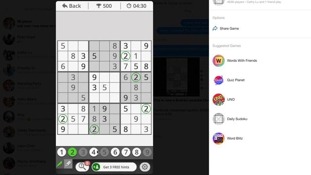 Sudoku Hard Mode 6/4 (made a wrong move at 6:02) смотреть онлайн