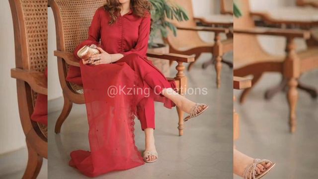 💯Very Beautiful Red ❣️ Colour suits Design// #latest #trend #fashion смотреть онлайн