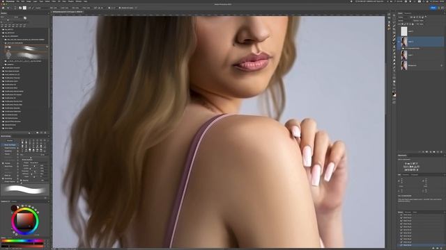 [SpeedArt] Photo stylization in DreamART style in Photoshop. смотреть онлайн