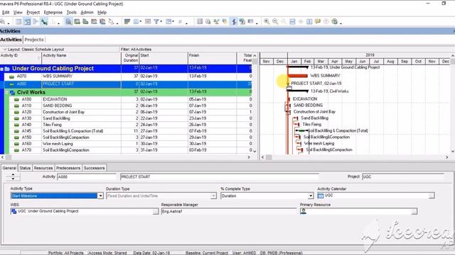 Lesson 5 - Primavera For Project Management смотреть онлайн