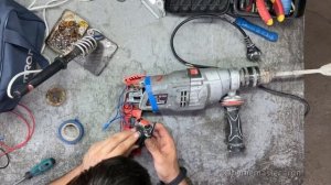 ПОДКЛЮЧЕНИЕ ПЕРФОРАТОРА БЕЗ КНОПКИ. ЧАСТЬ 2