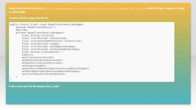 lombok builder around existing data value class смотреть онлайн