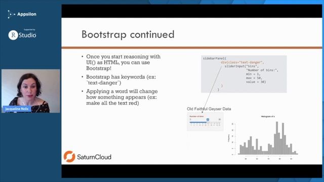 Jacqueline Nolis, KEYNOTE: How Shiny taught me web development смотреть онлайн