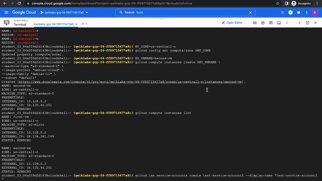 #NEW Accessing the Google Cloud Console and Cloud Shell || #qwiklabs |#updated [With Explanation?️] смотреть онлайн