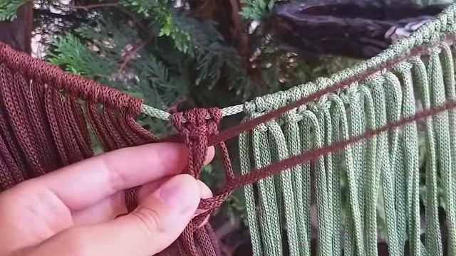 Макраме. Простой узел. смотреть онлайн