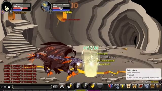 AQW - How to use Oracle Class + Onyx Lava Dragon Solo смотреть онлайн