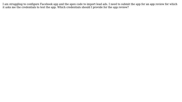 Salesforce: lead import from facebook using webhooks смотреть онлайн