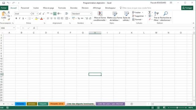 La programmation objet sous Excel 2016 VBA - Vidéo Tuto смотреть онлайн
