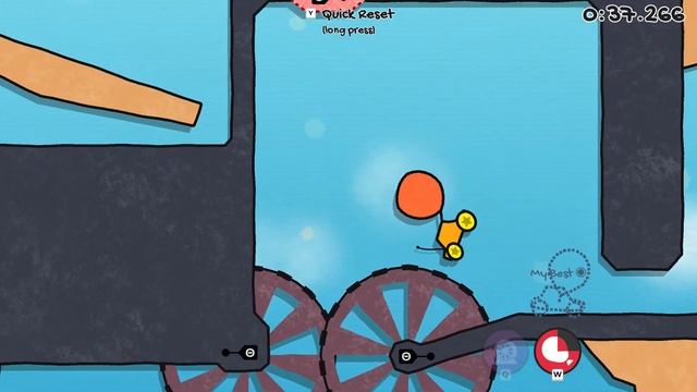 JellyCar Worlds 3-2 Secret Exit in 1:12.066 смотреть онлайн