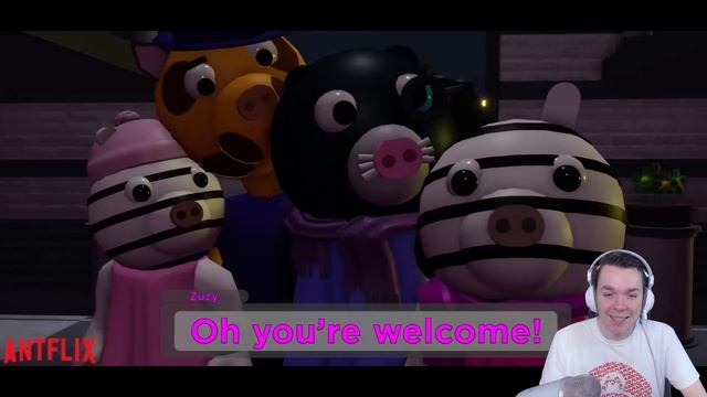 GEORGE GOT ABDUCTED ?| Piggy Antflix Ep. 8 Reaction смотреть онлайн