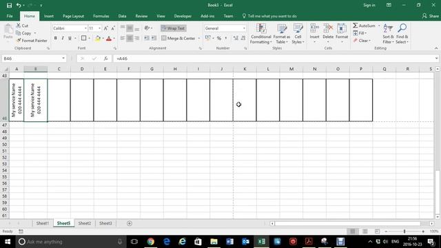 Create tear off flyer and pamphlets using Excel смотреть онлайн