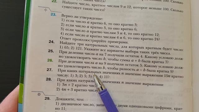 №28. Математика 6 класс Мерзляк. смотреть онлайн