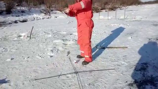 Зимняя рыбалка на реке"Амур" смотреть онлайн