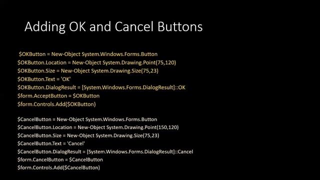 Windows | Windows10 | Powershell tutorials | How to write powershell script | Input forms смотреть онлайн