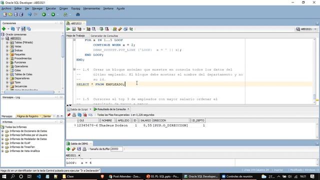 3. PL/SQL: bloques anónimos смотреть онлайн