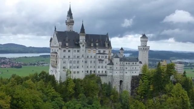 Neuschwanstein Castle And Hohenschwangau Castle