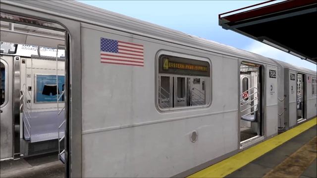 OpenBVE Quickie: Manhattan Bound R142A 4 Train Arrives And Departs At Saratoga Avenue смотреть онлайн