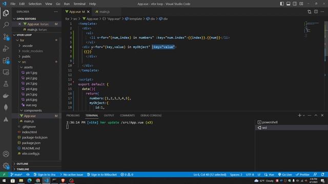 v-for directive in Vue JS смотреть онлайн